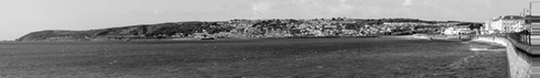 Newlyn from sea-leveled